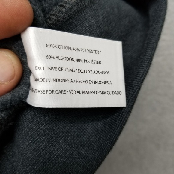 Orvis Sweater Mens 2XL Gray Long Sleeve Pullover Mock Neck Zip Casual - Picture 13 of 13